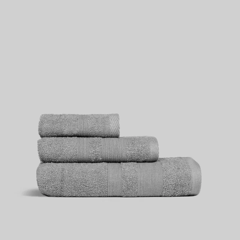Toalla Lavabo (50x100cm) Gris Donegal Collections - Textil