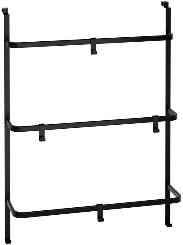 Toallero Lenexa Metal Negro 20X66X87 cm - Baño