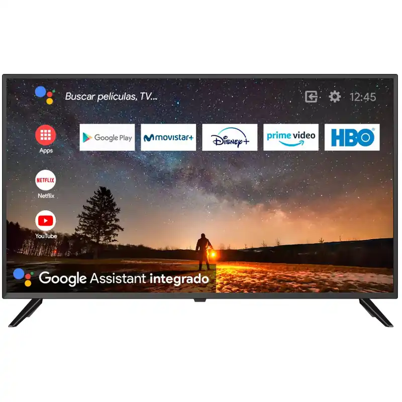 TV Infiniton INTV-40MA1300 de 40", Full Hd, Android Tv, Wifi,Bt,Control Voz