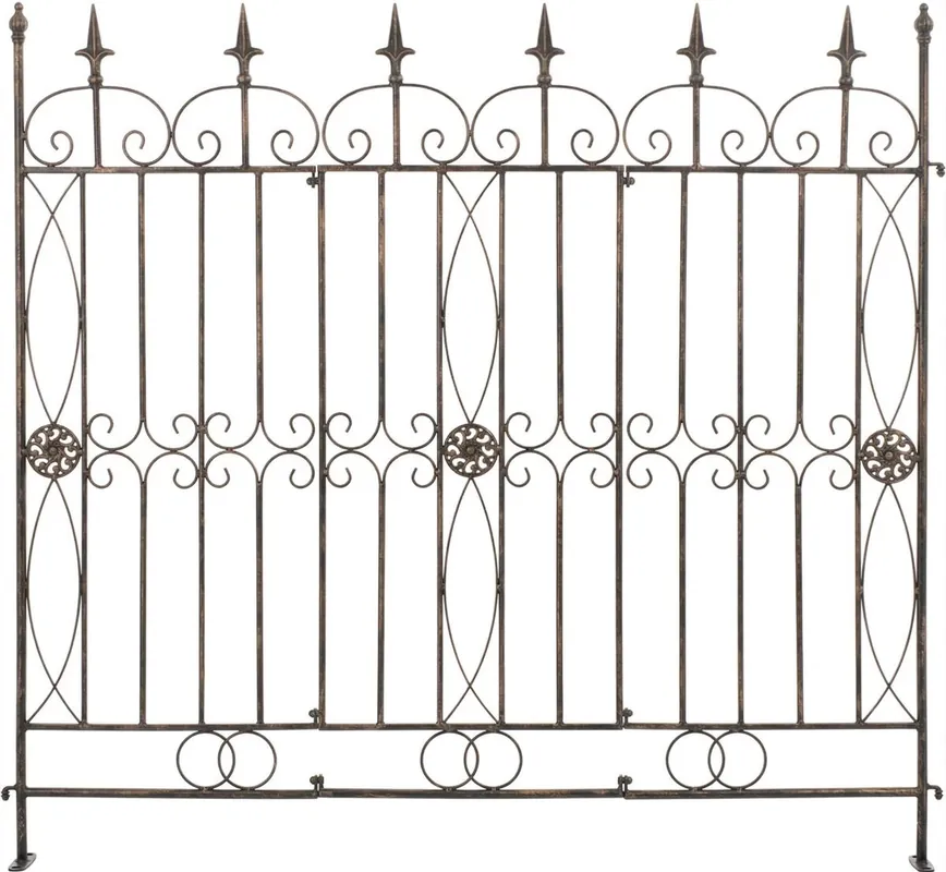 Reja De Jardín Mangold En Metal Bronce 1X124X116 cm