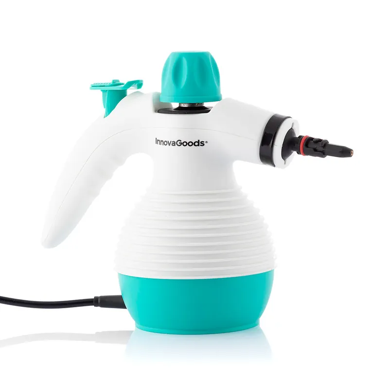 Vaporeta de Mano Multiusos con Accesorios 9 en 1 Steany InnovaGoods 0,35 L 3 Bar 1000W - Electrodomésticos