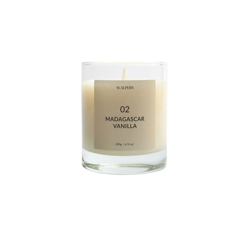 Vela Aromática 200gr Aroma Vainilla de Madagascar Scalpers - Decoración