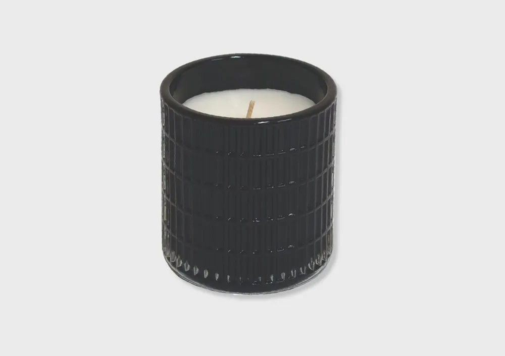 Vela vaso perfumada relieve BLACK SAPPHIRE 9x8cm - Decoración