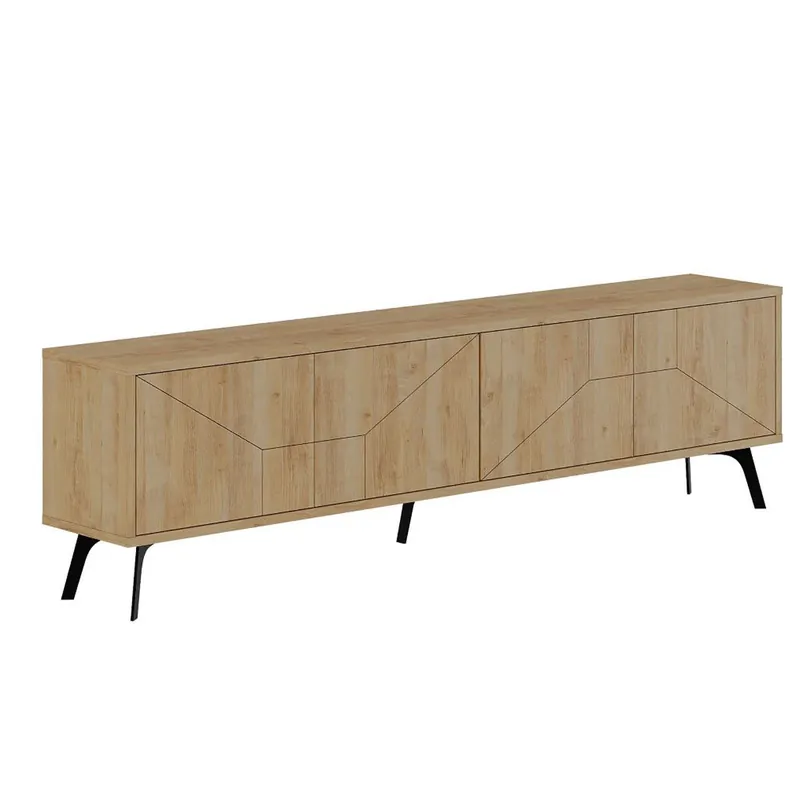 Venprodin - Mueble Tv Dune 180 cm Blanco