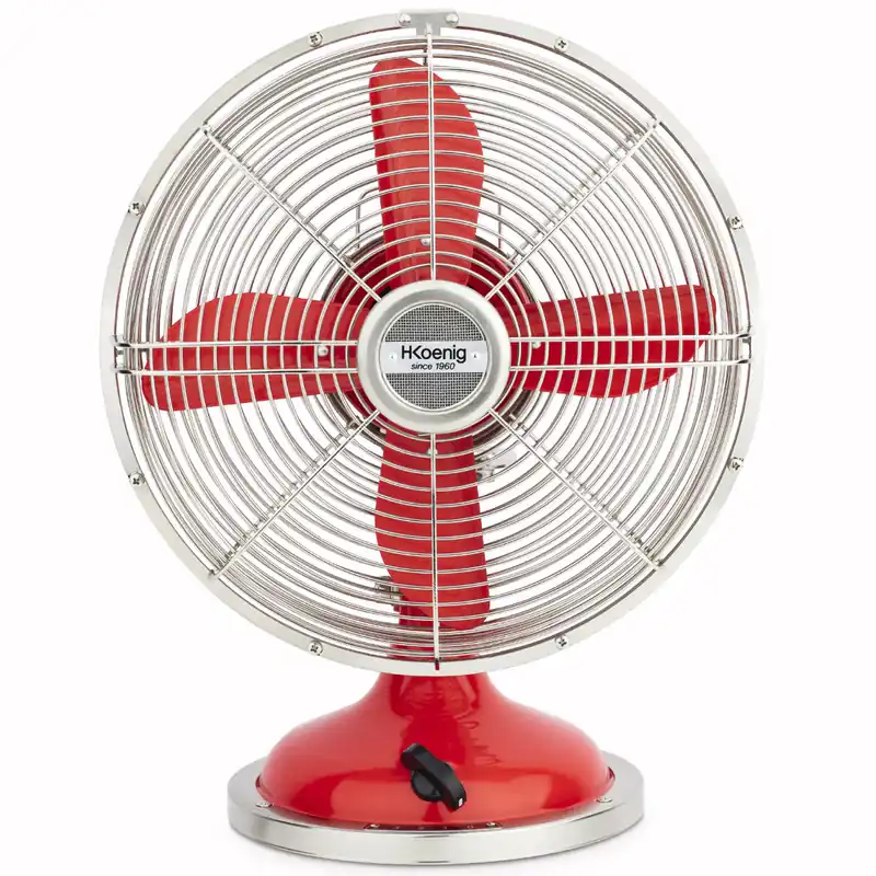 Ventilador de mesa de diseño retro en metal JOE50 H.Koenig - Electrodomésticos
