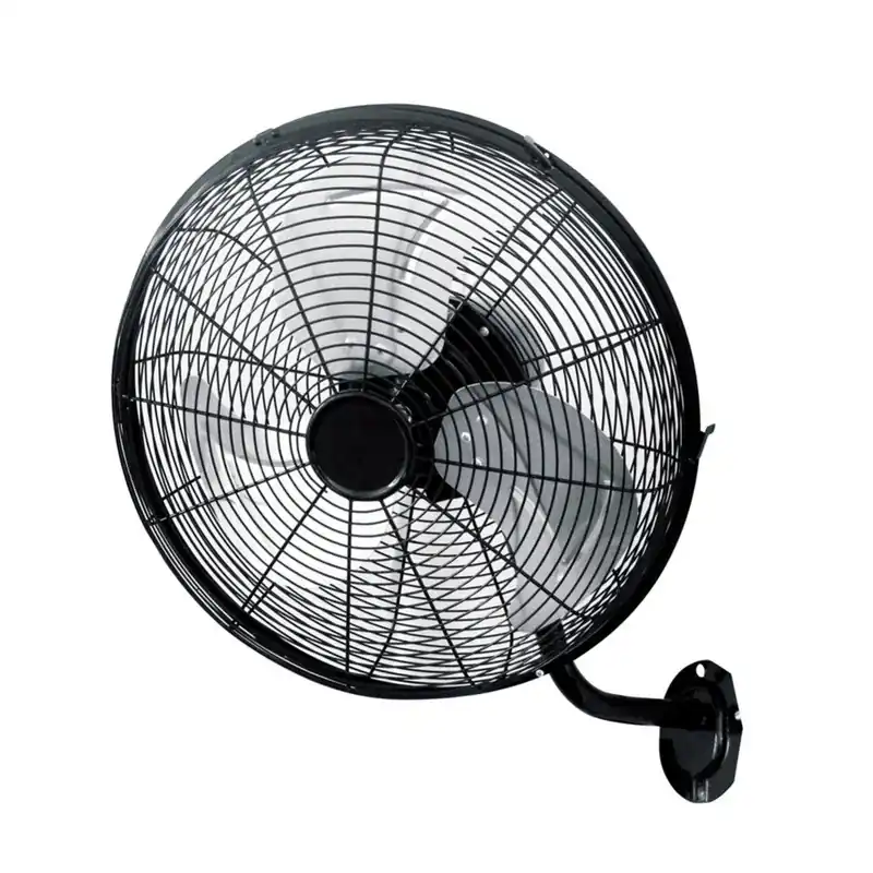 ventilador de pared metal color negro serie arrecife 55cm - Electrodomésticos