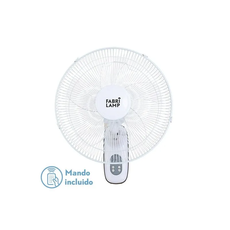 ventilador de pared metal color blanco serie cuta 43cm - Electrodomésticos