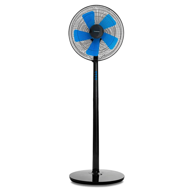 Ventilador de pie | Blaupunkt | Ventilador 45W con 3 velocidades | Altura regulable 40cm | Base redonda reforzada - Electrodomésticos