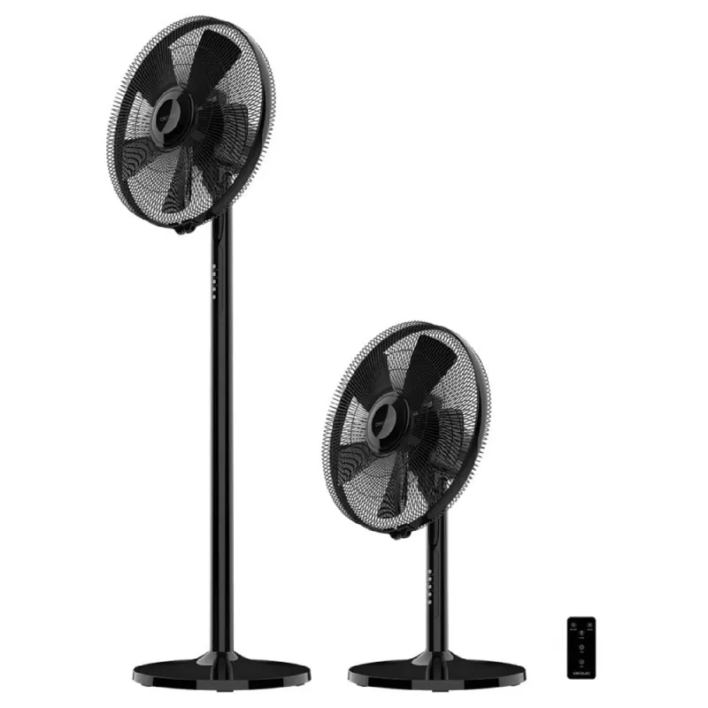 Ventilador de pie Cecotec EnergySilence 555 2 in 1 Smart XL 55W 2 en 1 negro - Electrodomésticos