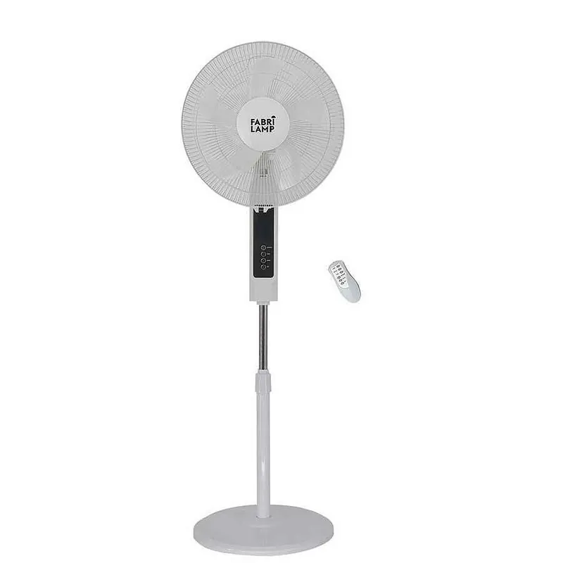 Ventilador de pie metal color blanco serie cacimbo 43cm - Electrodomésticos