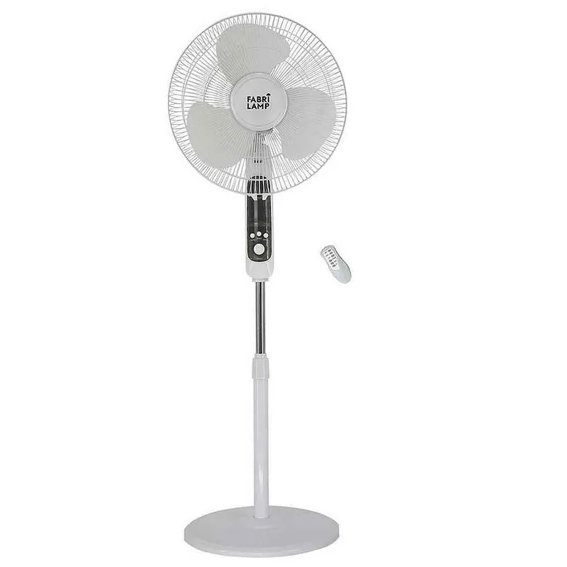 Ventilador de pie metal color blanco serie calma 43cm - Electrodomésticos