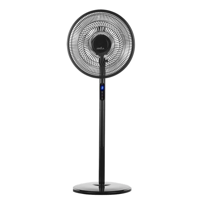 ventilador de pie metal color negro serie icono 44cm - Electrodomésticos