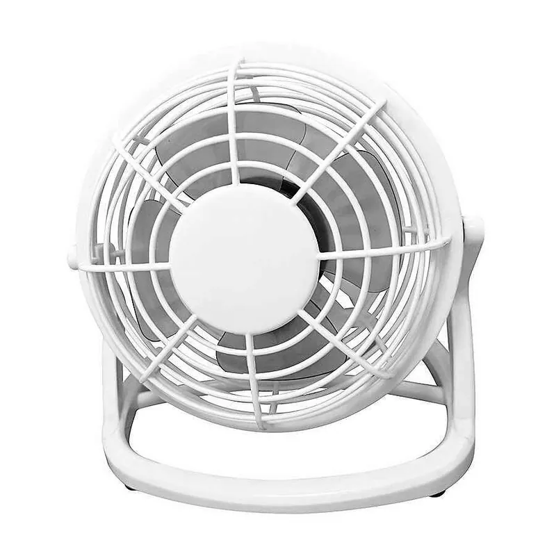 Ventilador de sobremesa metal color blanco serie tango 14cm - Electrodomésticos