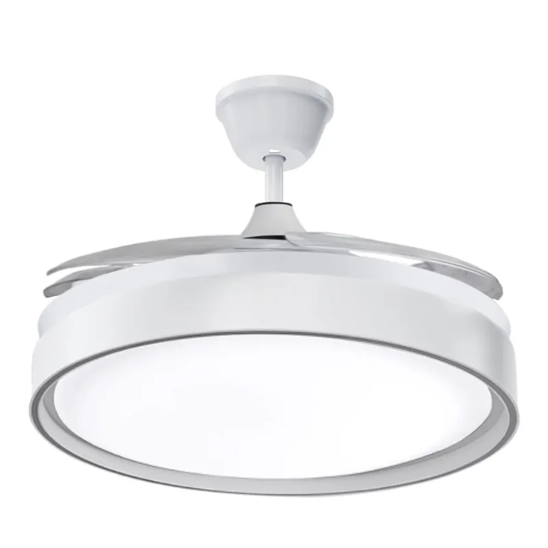 Ventilador de Techo con Luz 107cm Motor DC Ultra Silencioso 6 Velocidades 3 Colores 3000-4200-6000K, 6600LM