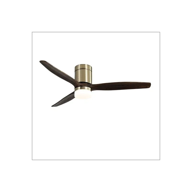 ventilador de techo metal color dorado serie aguilã³n 132cm - Electrodomésticos