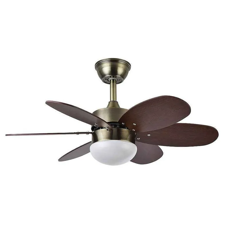ventilador de techo metal color dorado serie alves 85cm - Electrodomésticos