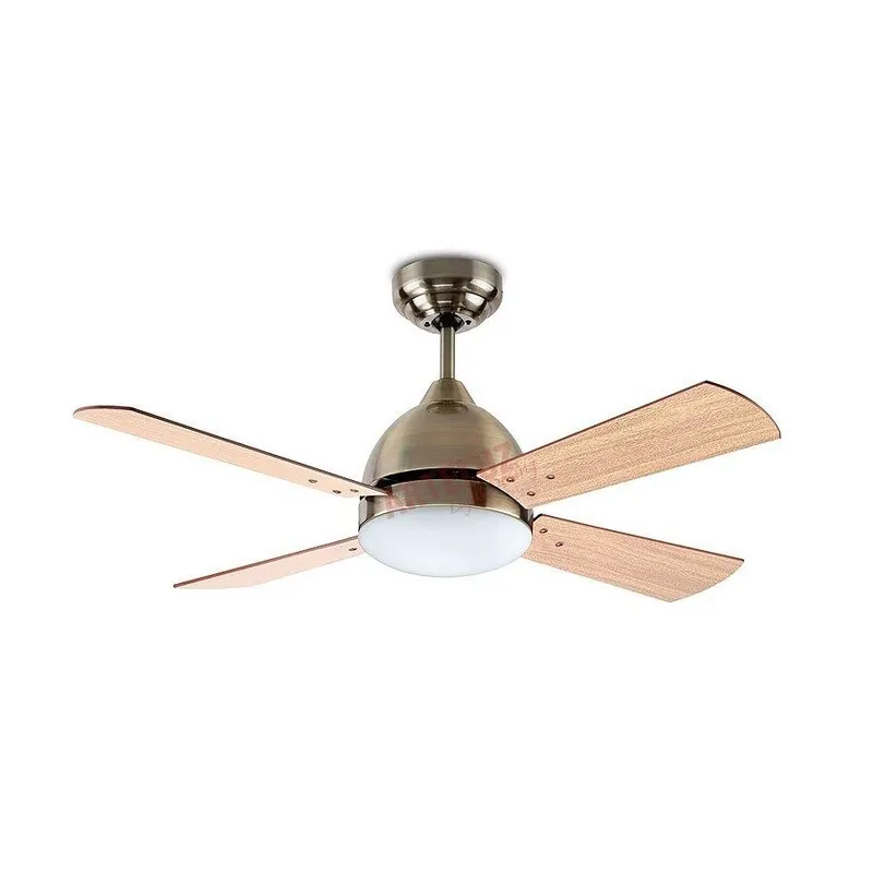 ventilador de techo metal color dorado serie borneo 106cm - Electrodomésticos
