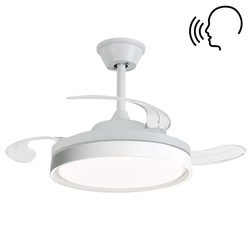 ventilador de techo metal color blanco serie dakota 107cm - Electrodomésticos