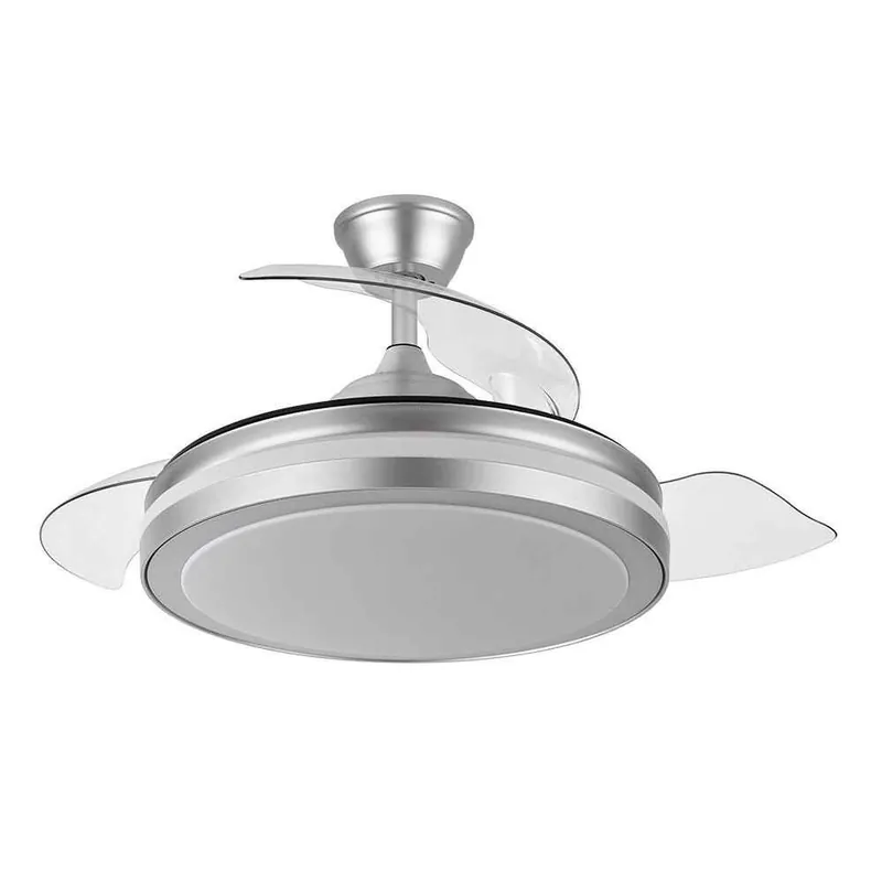 ventilador de techo metal color niquel serie esparta 40cm - Electrodomésticos