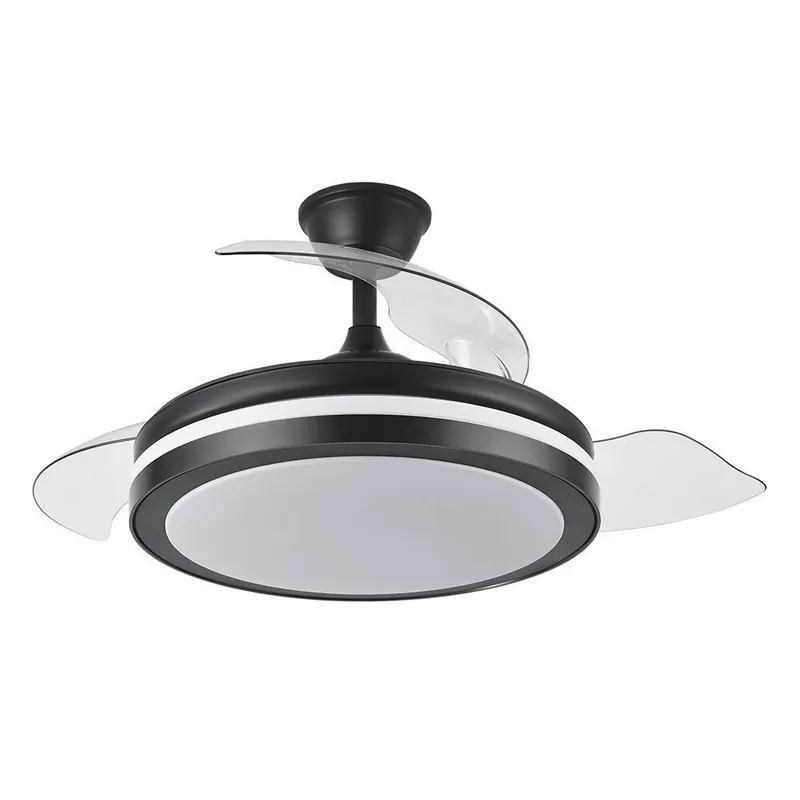 ventilador de techo metal color negro serie esparta 50cm - Electrodomésticos