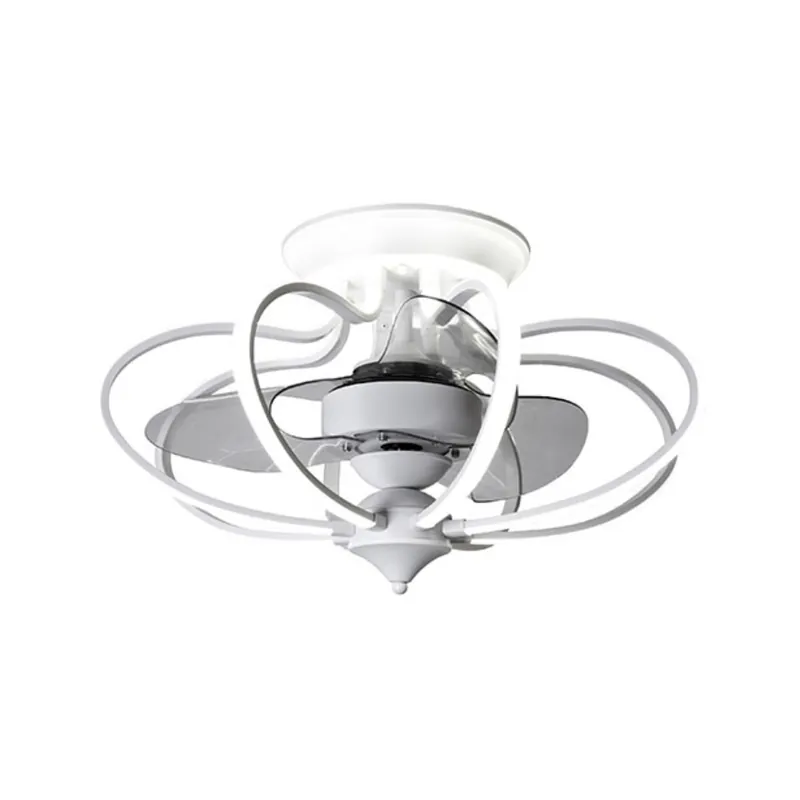 Ventilador de techo metal color blanco serie kai 60cm - Electrodomésticos