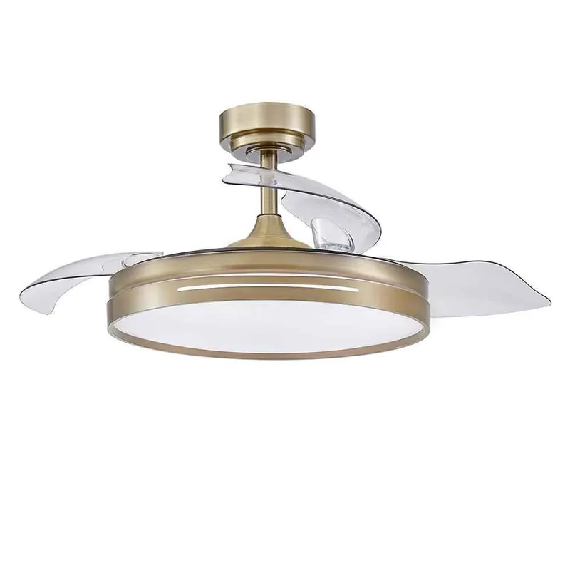ventilador de techo metal color niquel serie micenas 48cm - Electrodomésticos