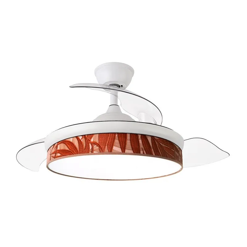 ventilador de techo metal color blanco serie moda 49cm - Electrodomésticos