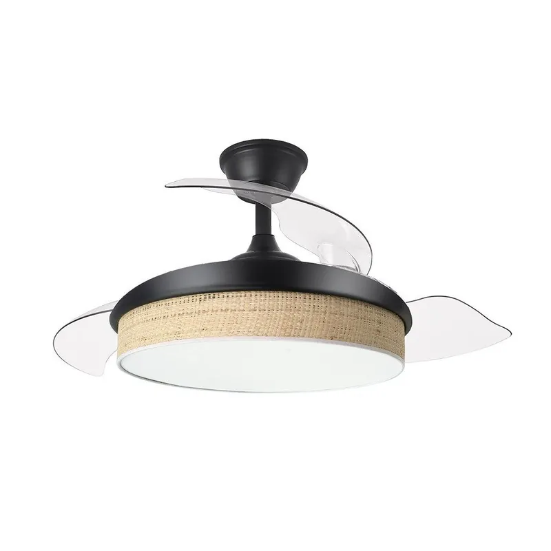 ventilador de techo metal color negro serie moda 49cm - Electrodomésticos