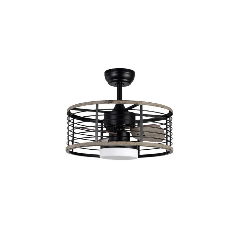 ventilador de techo metal color negro serie pella 50cm - Electrodomésticos
