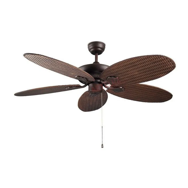 ventilador de techo metal color marron serie phuket 132cm - Electrodomésticos