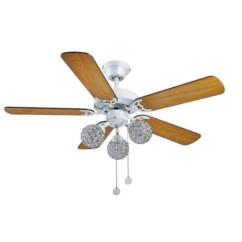 ventilador de techo metal color blanco serie ruby 110cm - Electrodomésticos