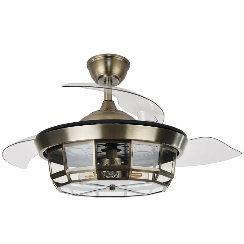 ventilador de techo metal color blanco serie tornado 40cm - Electrodomésticos