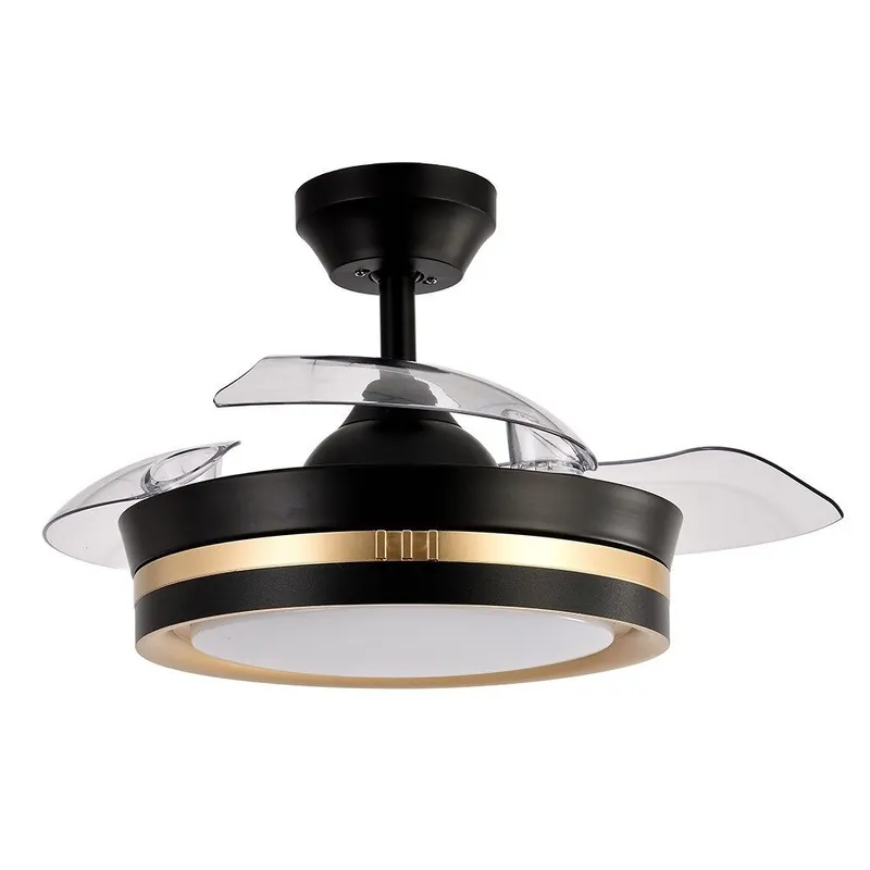 ventilador de techo metal color negro serie viper 41cm - Electrodomésticos