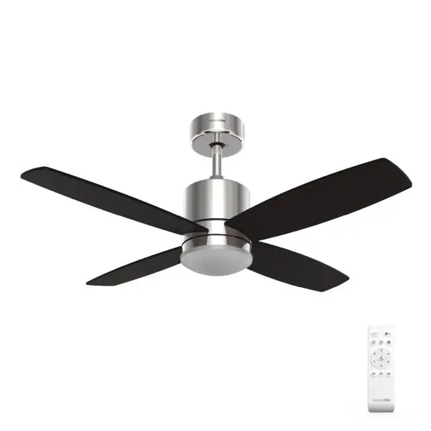 Ventilador de Techo Silencioso con Luz Led Inox | UNIVERSAL - Electrodomésticos