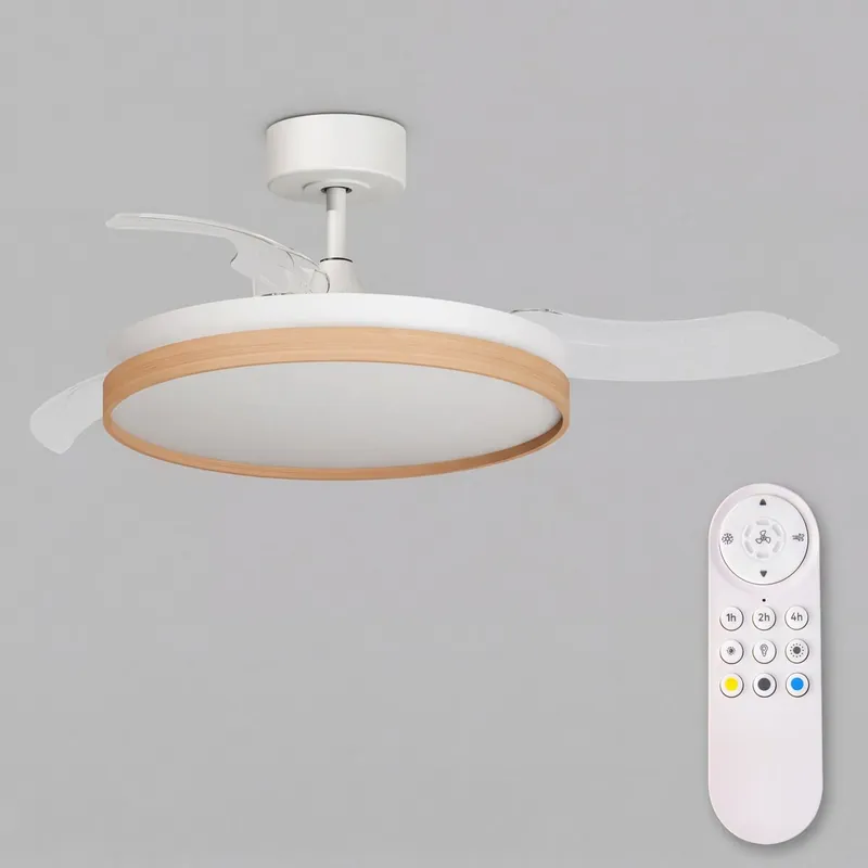Ventilador techo ANKOR retractil led motor DC - Electrodomésticos