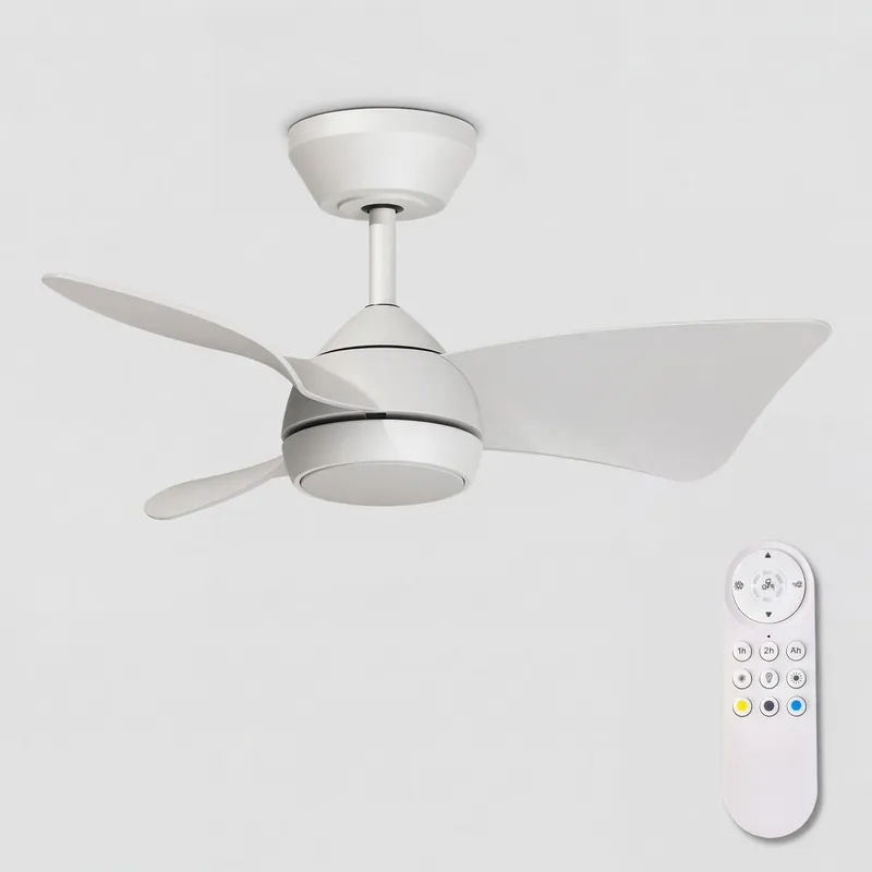 Ventilador techo ASHER aspas led motor DC - Electrodomésticos