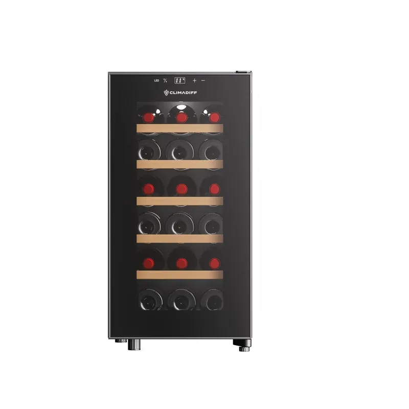 Vinoteca CLIMADIFF CUVEE18 (18 Botellas - Silenciosa - E - Negro)