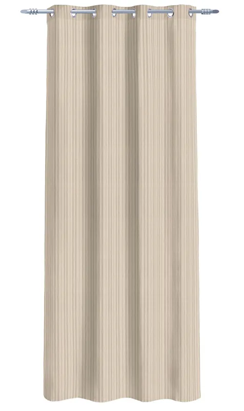 Visillo poliéster BASE 135x260cm color natural - Textil