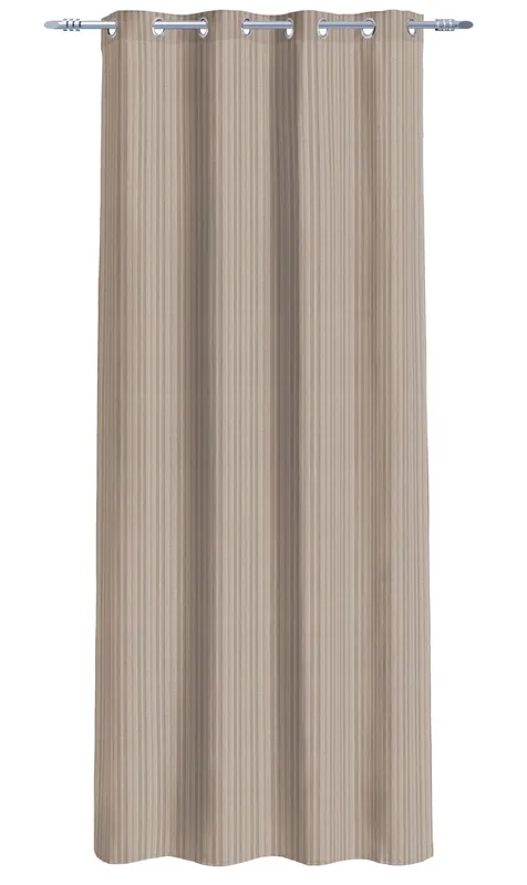 Visillo poliéster BASE 135x260cm color taupe - Textil