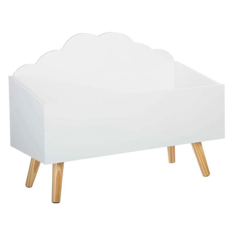 WELL HOME - Baúl infantil ''nube'' para juguetes
