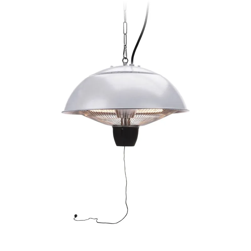 Well Home Calefactor de patio modelo colgante revestimiento plata - Electrodomésticos