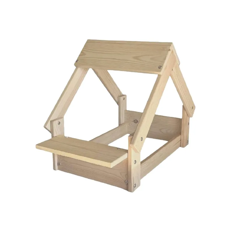 Well Home Caseta para Perros de Interior estructura de madera en natural - Jardín