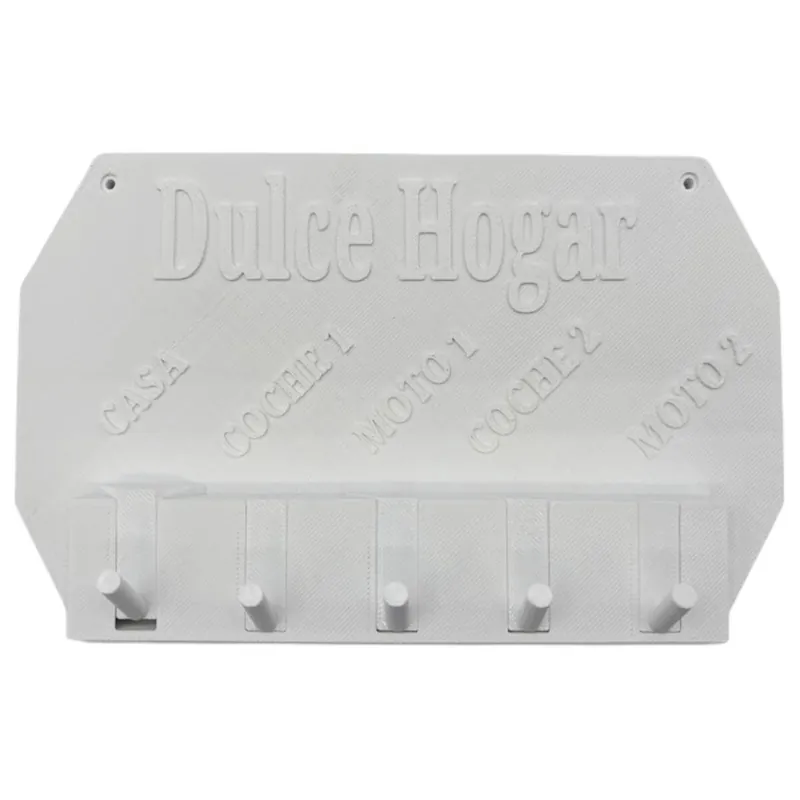 Well Home - Colgador de llaves de pared ''Dulce Hogar'' color blanco