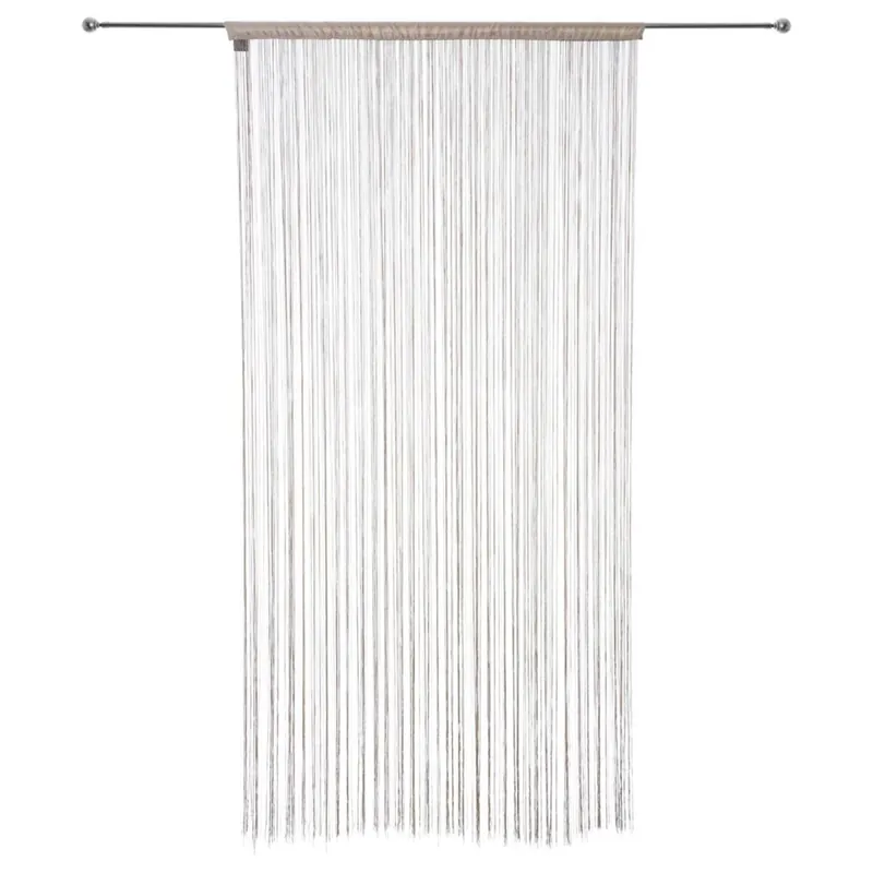 Well Home Cortina de Hilos 90x200cm en color Lino Ligera y Moderna - Textil