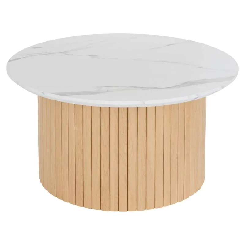 Well Home Mesa de centro 'Homelya' en MDF Ø70x40cm - Muebles
