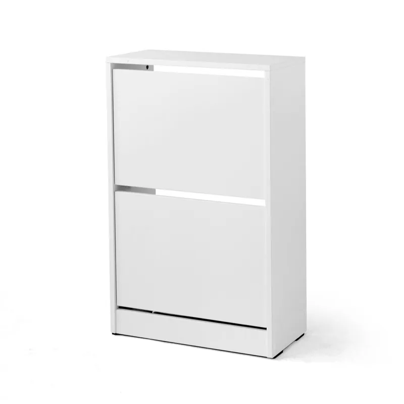 Zapatero 2 Puertas Corrediza 83X51X26 Blanco - Muebles