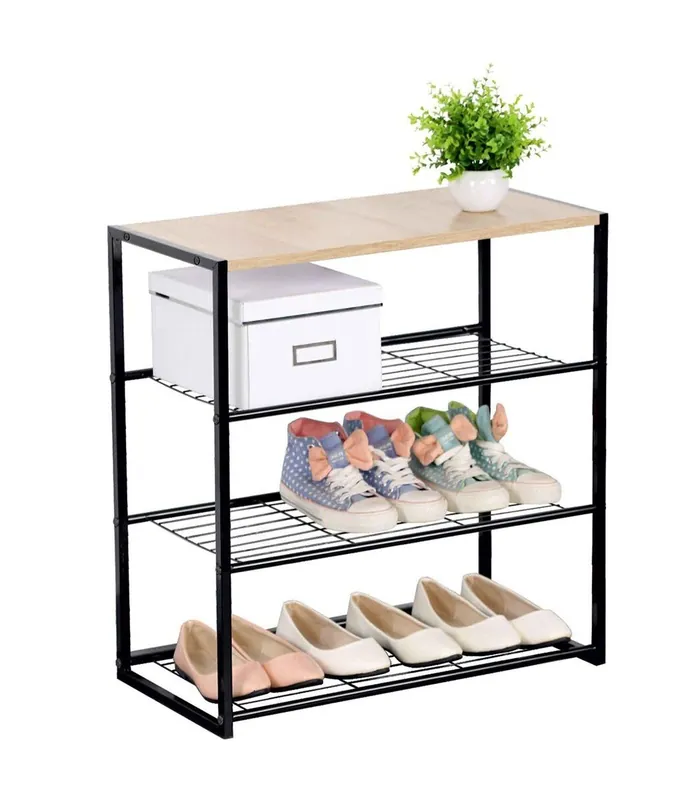 Zapatero 4 niveles en acero - Muebles