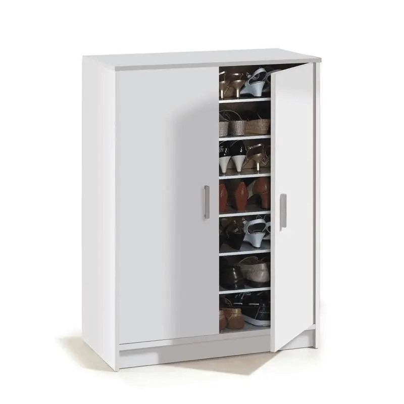 Zapatero basic Wide Blanco 75 x 101 x 36 cm - Muebles