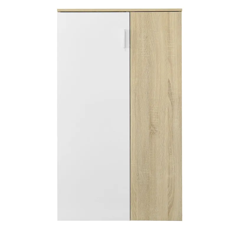 Zapatero CHESS 2 puertas 69x120x34cm roble y madera - Muebles