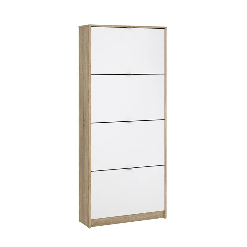 Zapatero de 4 puertas de madera Adaja - Muebles